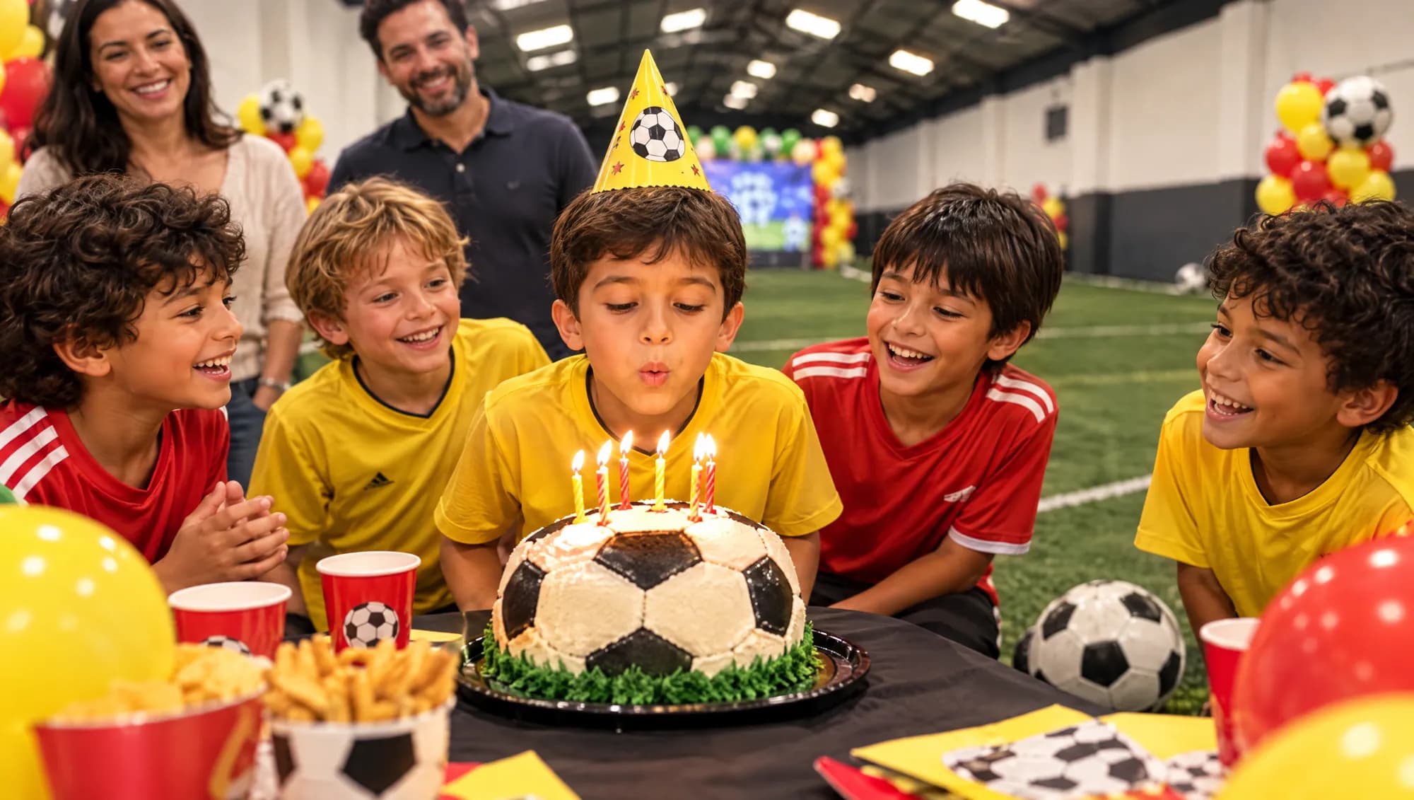 Cumpleaños con fútbol